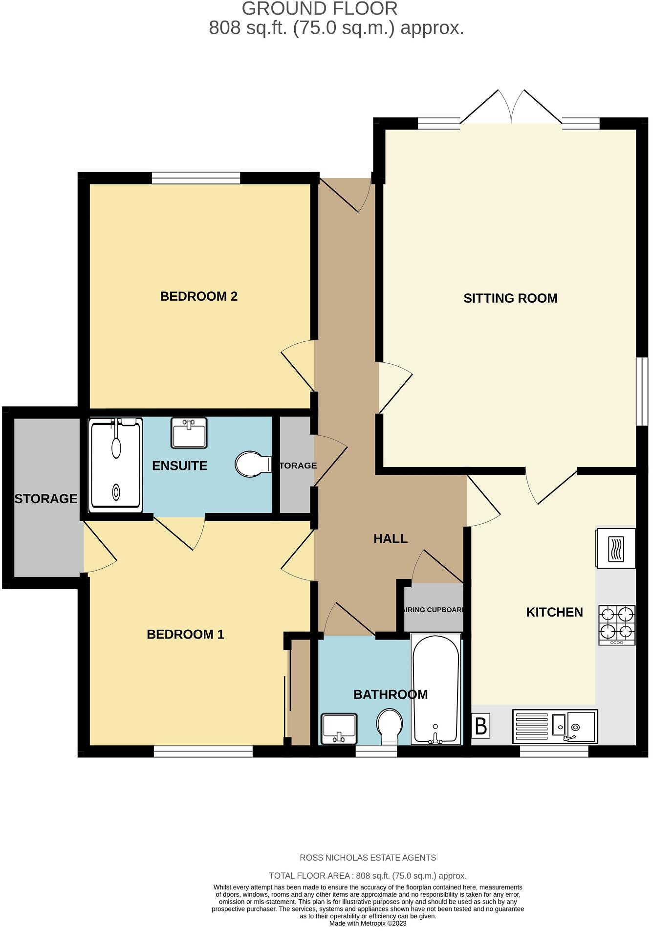 Whitefield Road, New Milton, Hampshire. BH25 6AN floorplan