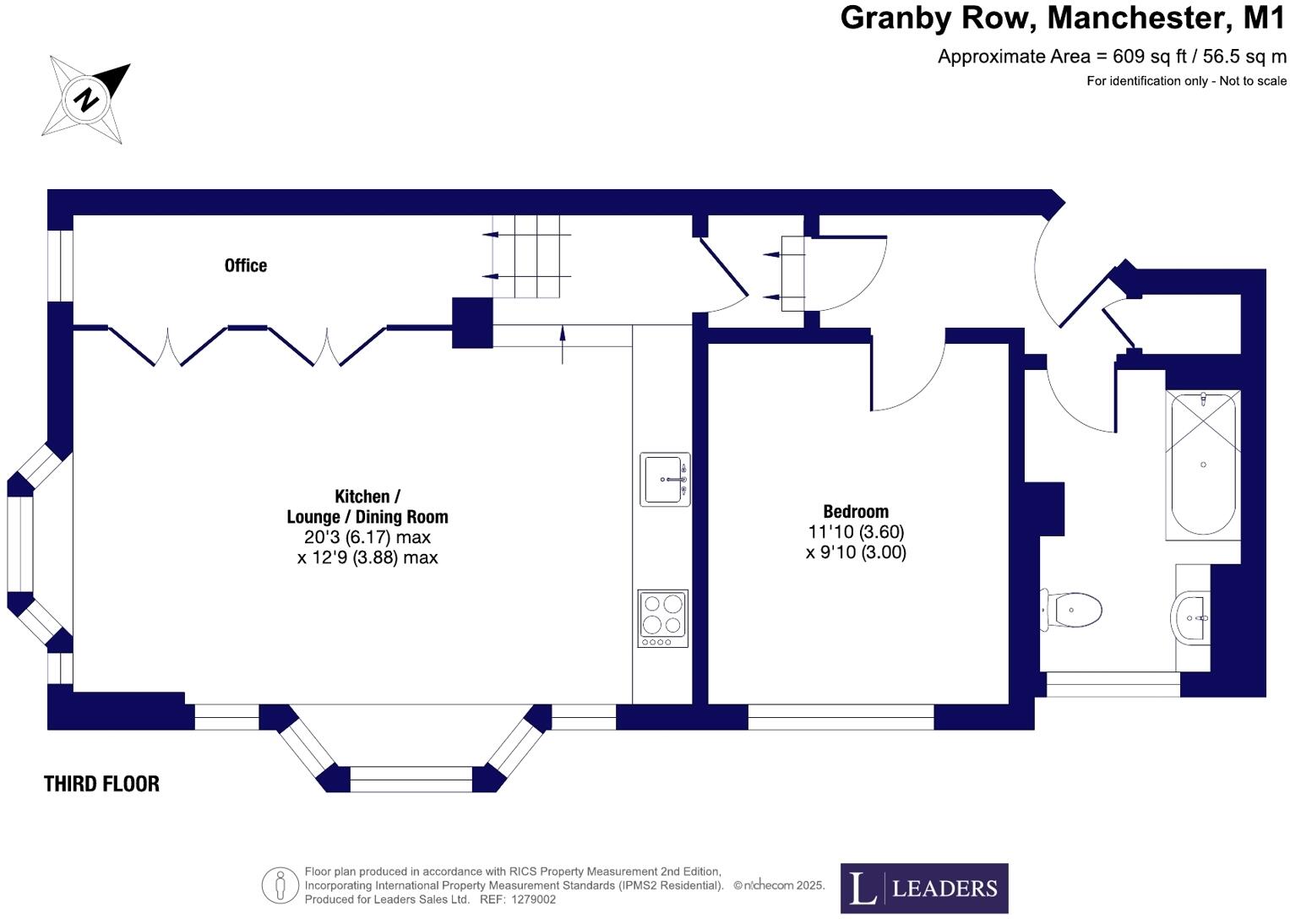 Granby Row, Manchester floorplan