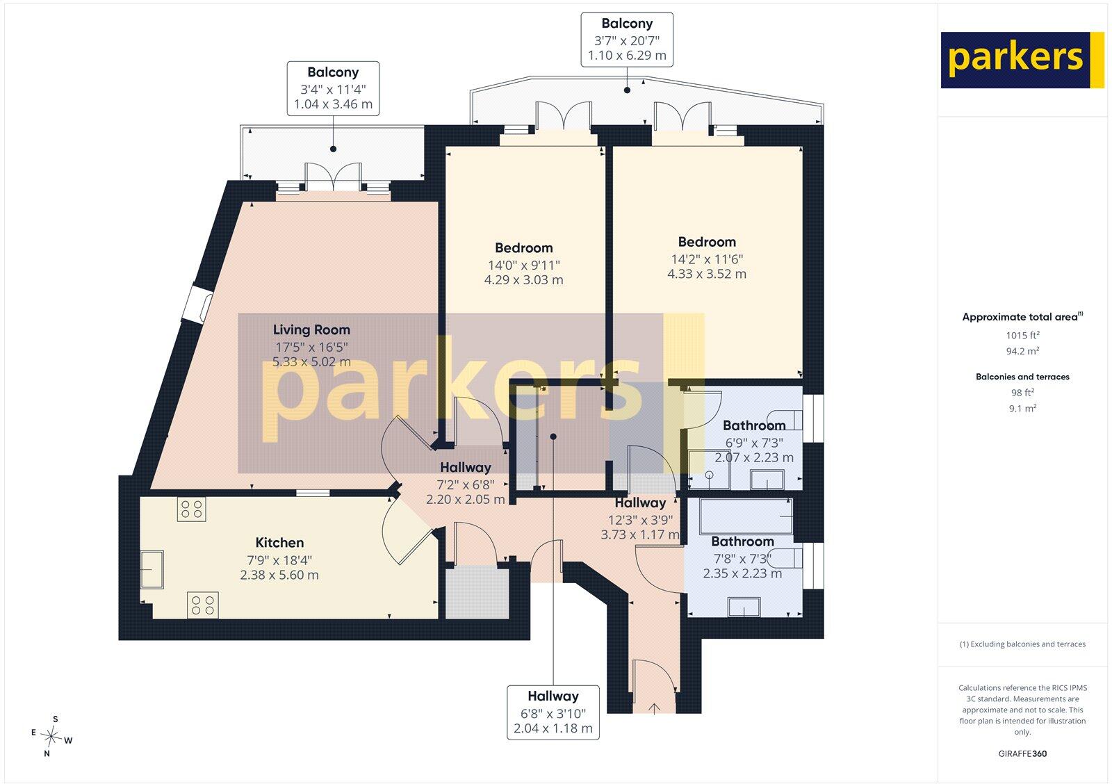 The Huntley, Carmelite Drive, Reading, RG30 floorplan