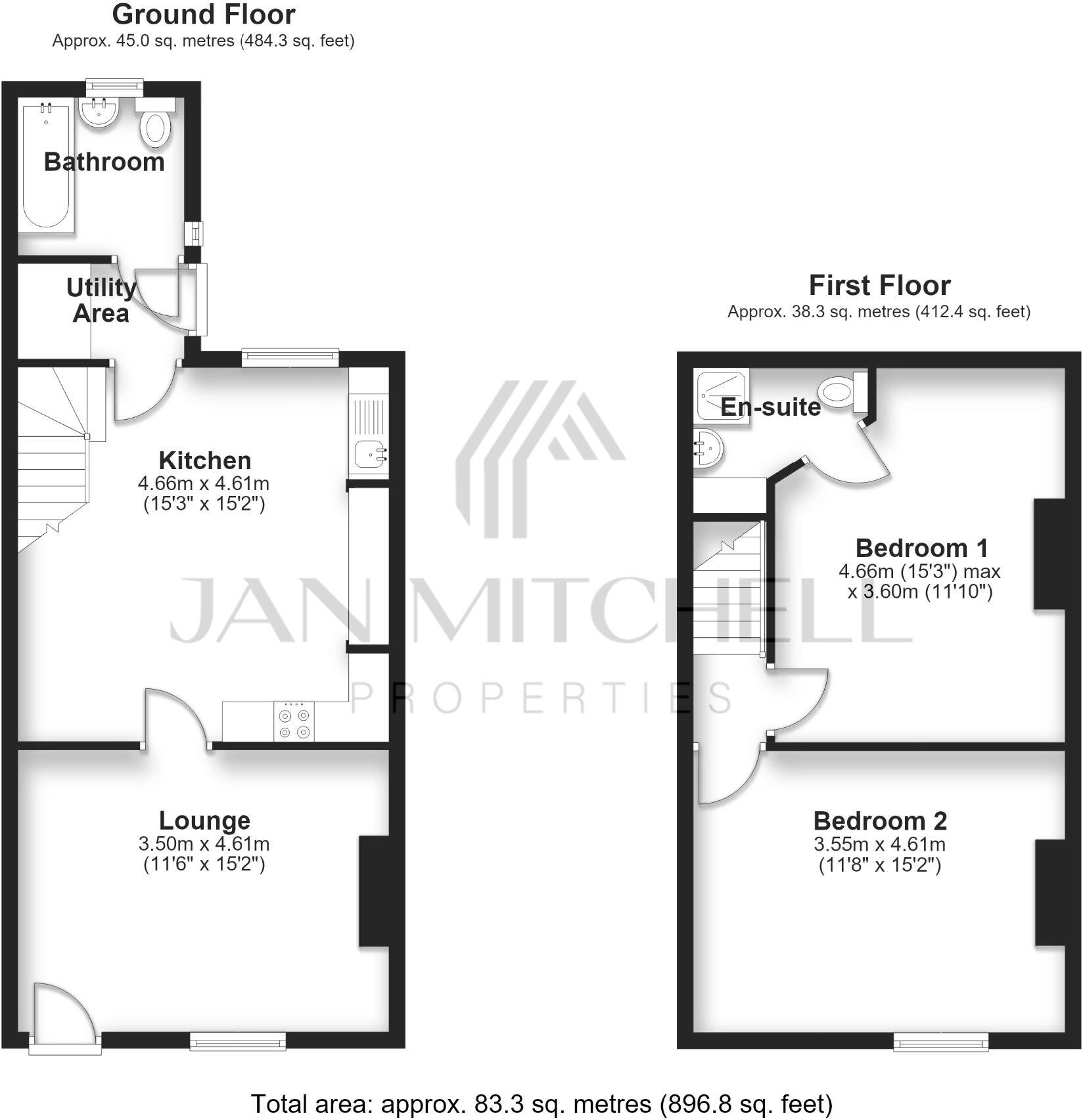 Humber Street, Chopwell, Newcastle upon Tyne floorplan