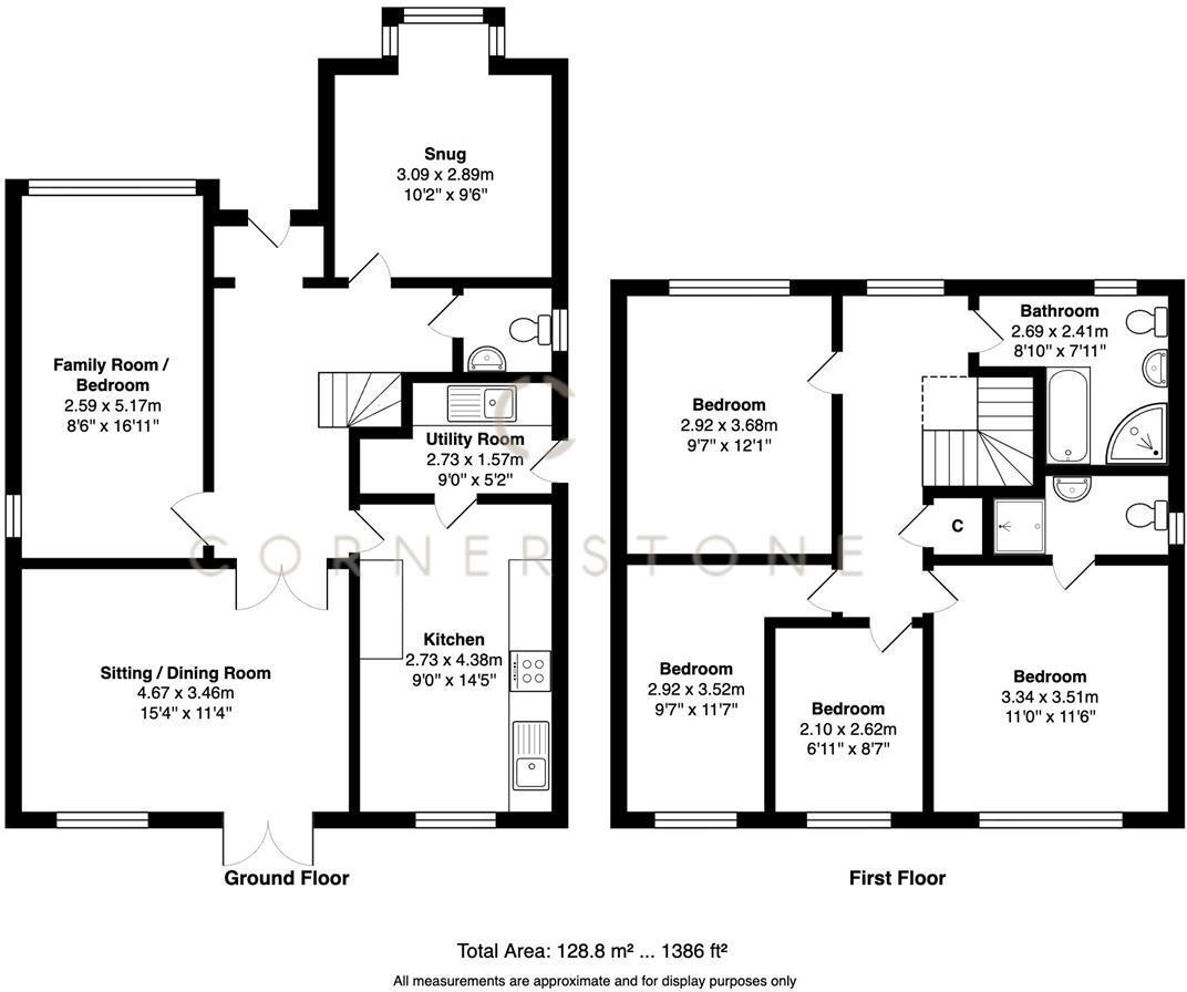 40, Boothroyd Drive, Meanwood, Leeds, West Yorkshire. floorplan