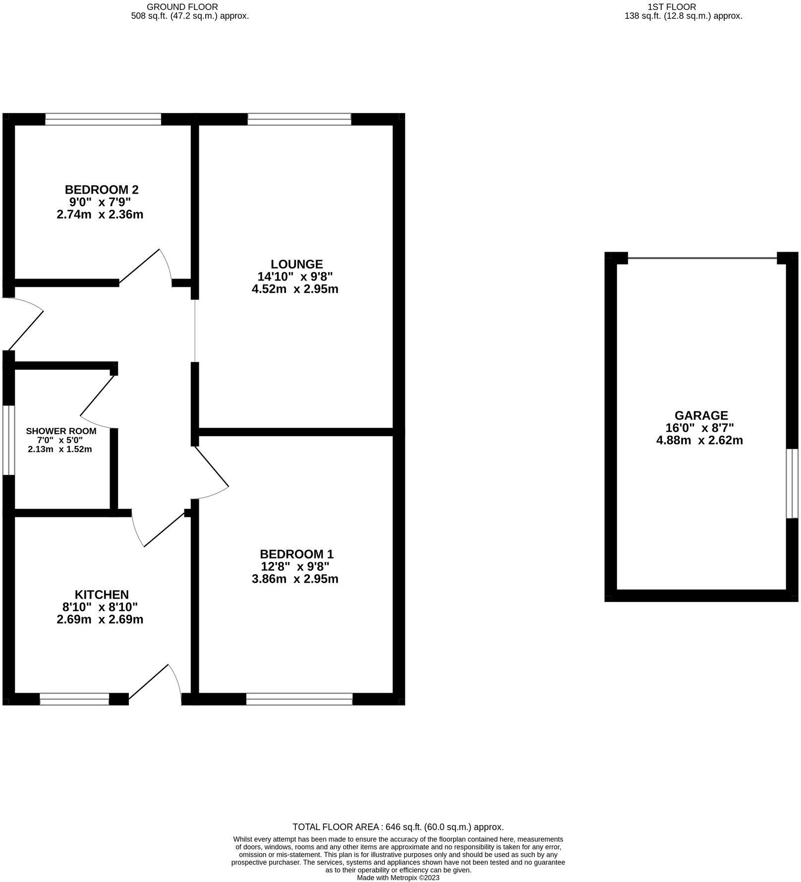 Meadowbank, Great Coates, DN37 floorplan