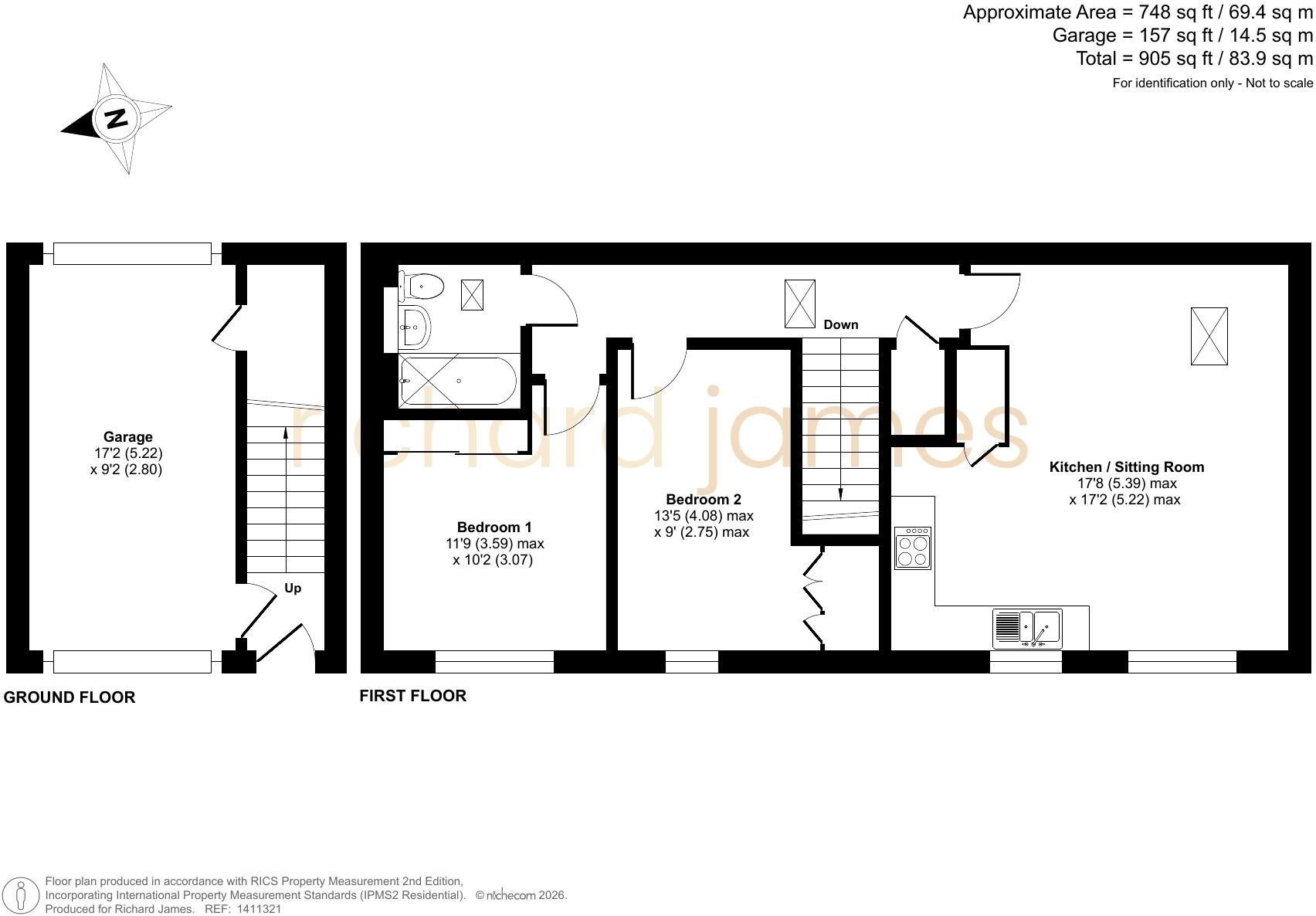 Dydale Road, Taw Hill, Swindon, SN25 1XD floorplan