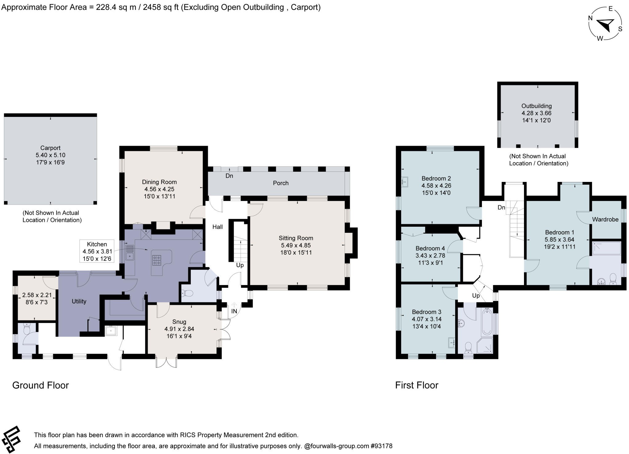 Wickwar Road, Kingswood, Wotton-under-Edge, Gloucestershire, GL12 floorplan