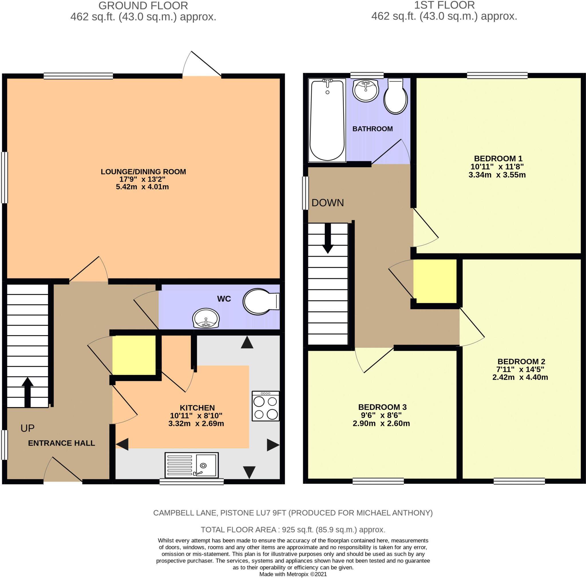 Pitstone floorplan