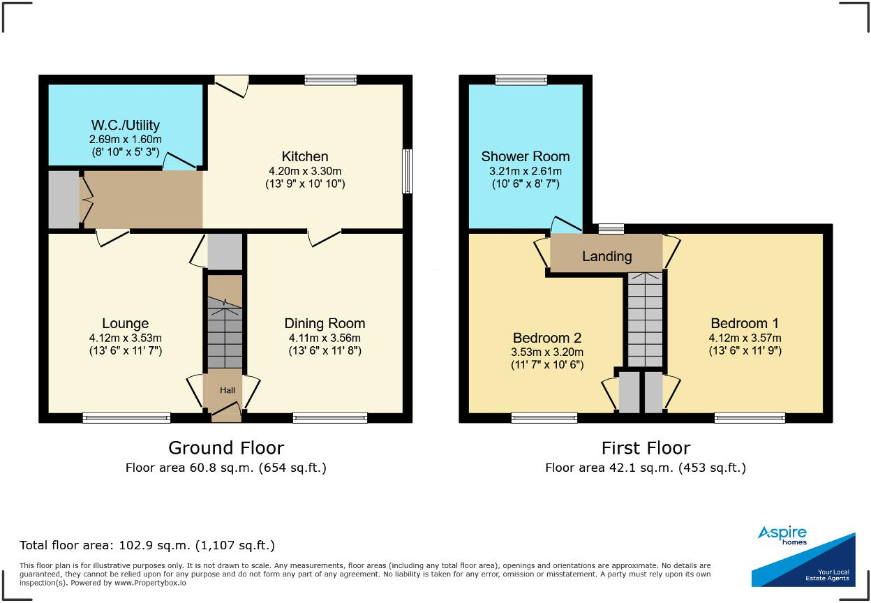 Ramnoth Road, Wisbech, Cambridgeshire, PE13 2SN floorplan