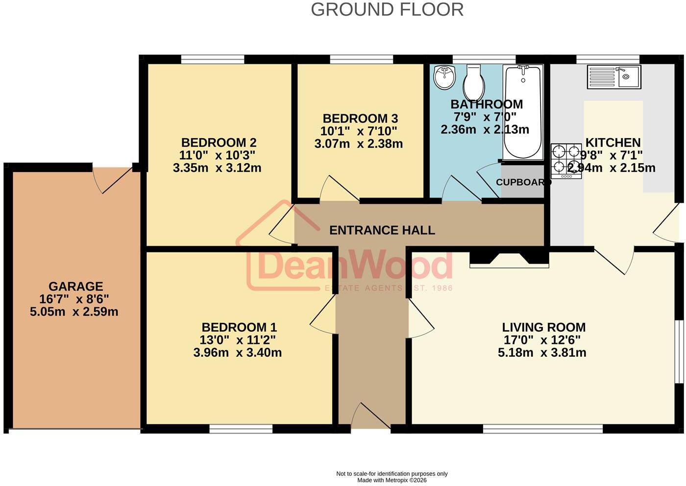 5, Wybourn Drive, Onchan floorplan
