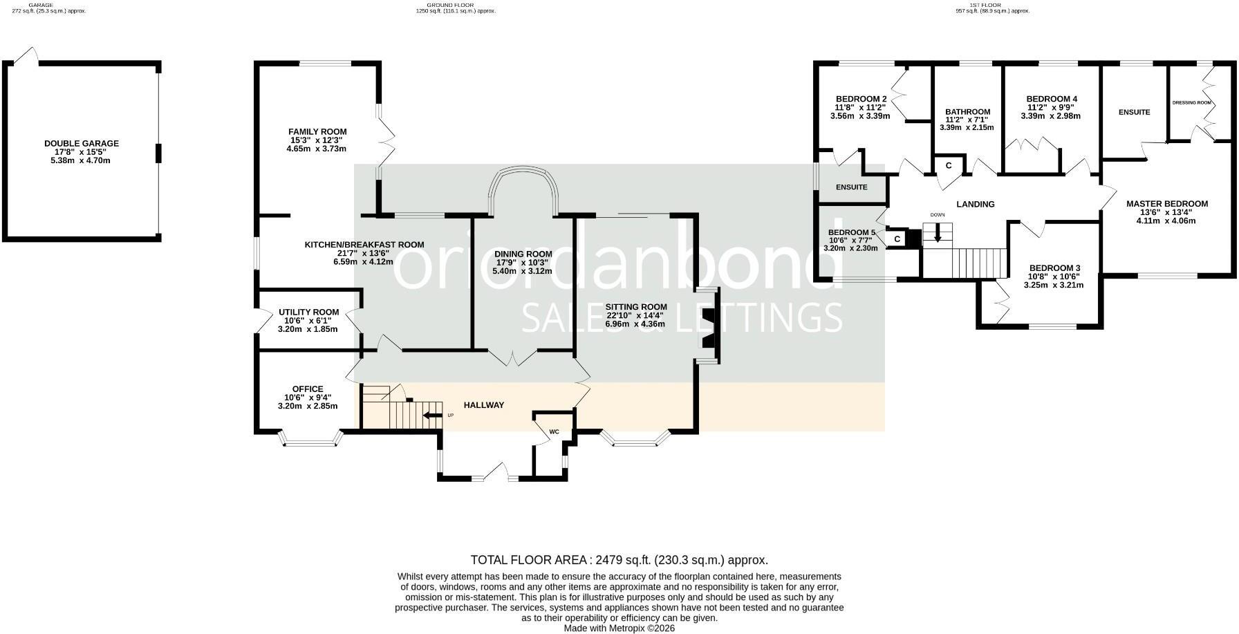 Knightons Way, Brixworth, Northamptonshire NN6 floorplan
