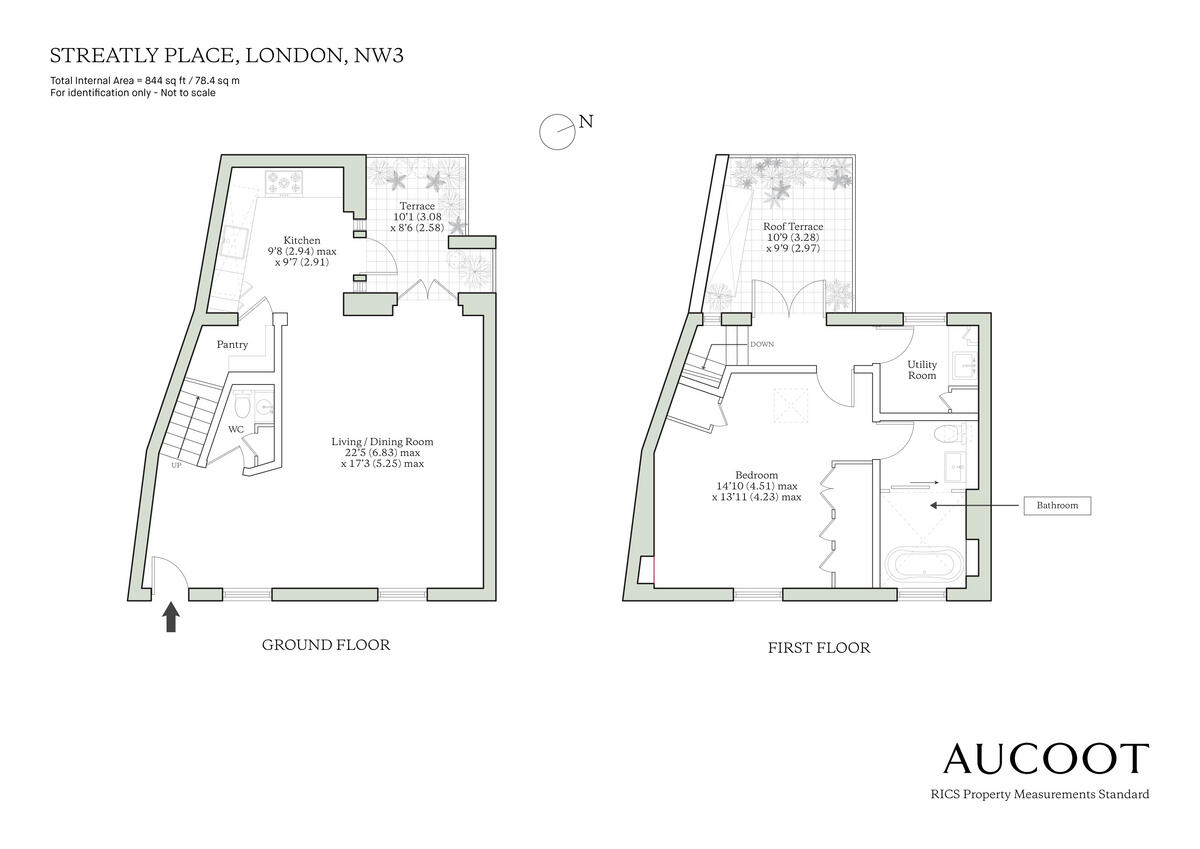 Streatley Place, London, NW3 1 floorplan