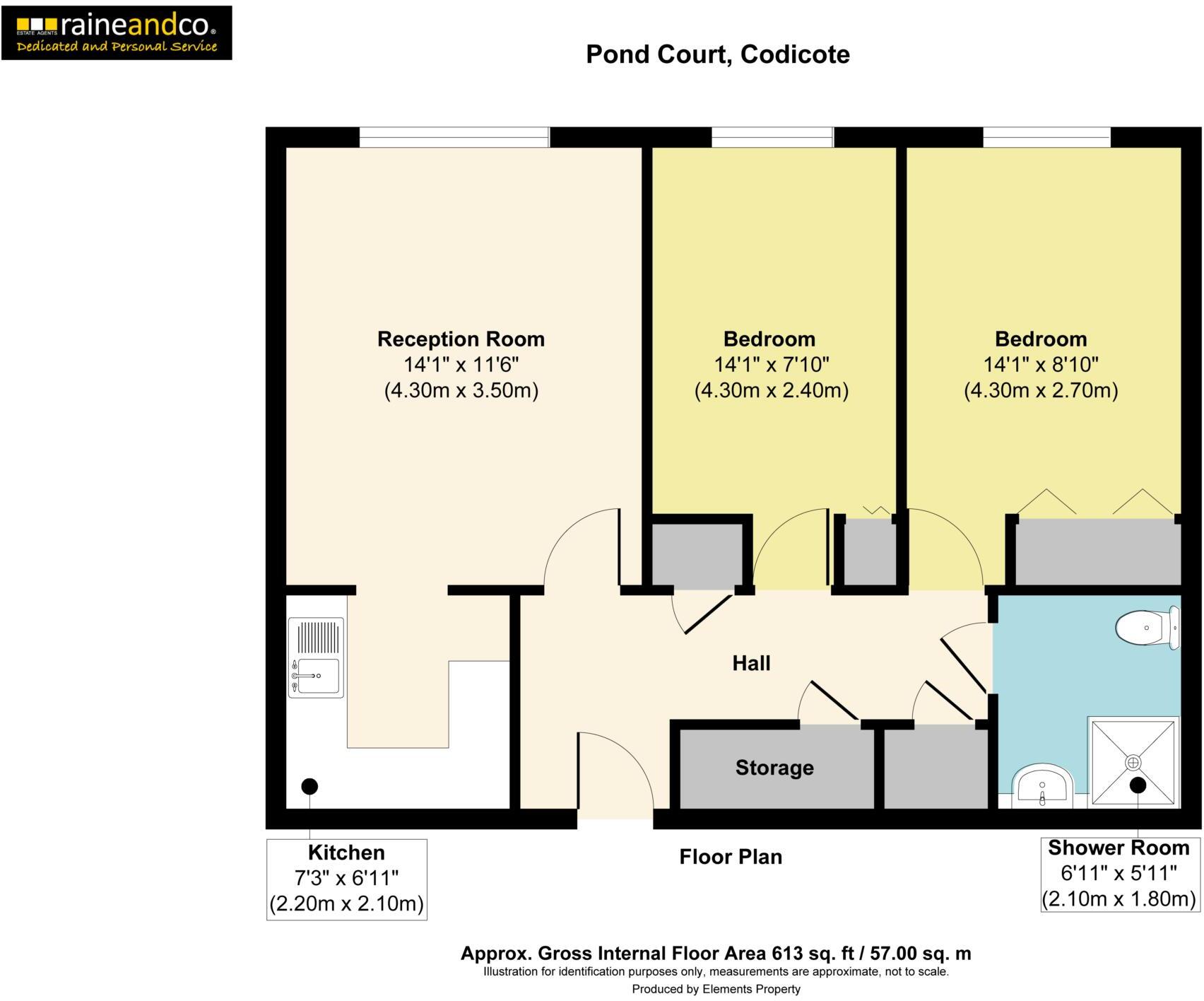 Pond Court, Codicote, Hitchin, Herts floorplan