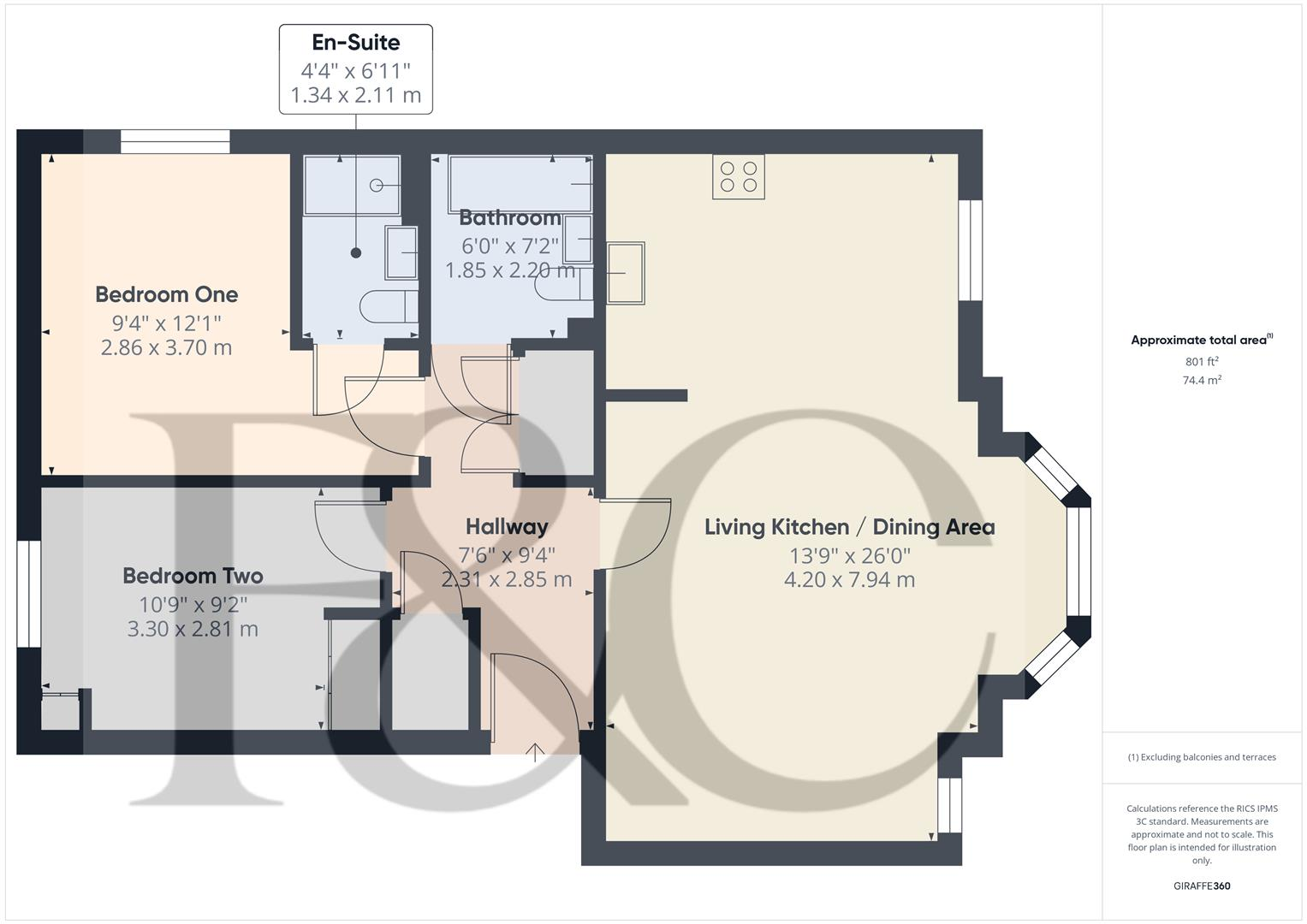 St. Georges Close, Allestree, Derby floorplan