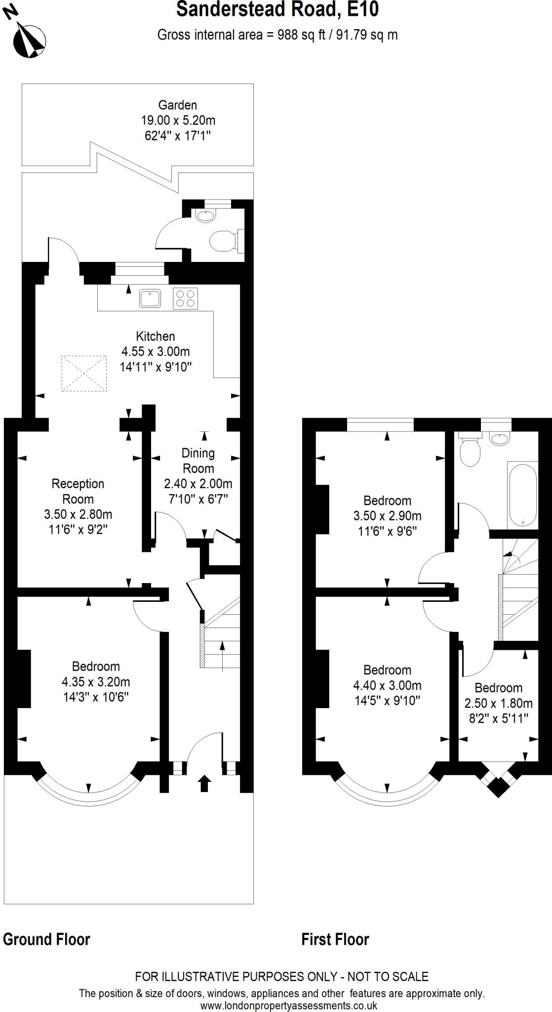 Sanderstead Road, London, E10 floorplan