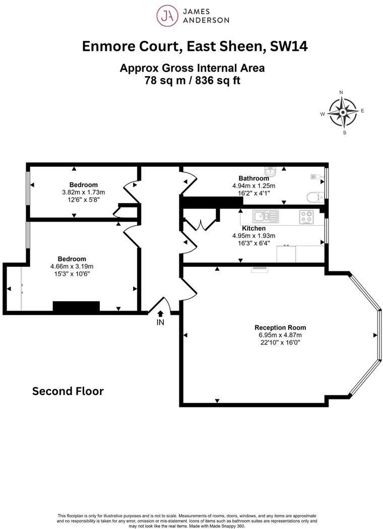Enmore Court, East Sheen, SW14 floorplan