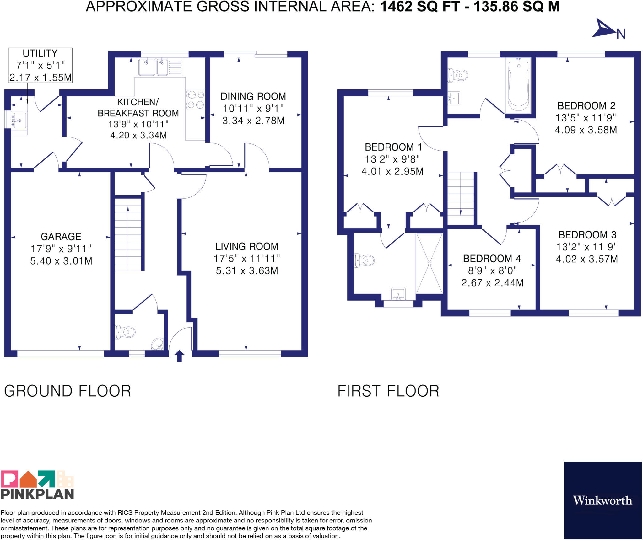 Shire Close, Bagshot, Surrey, GU19 floorplan