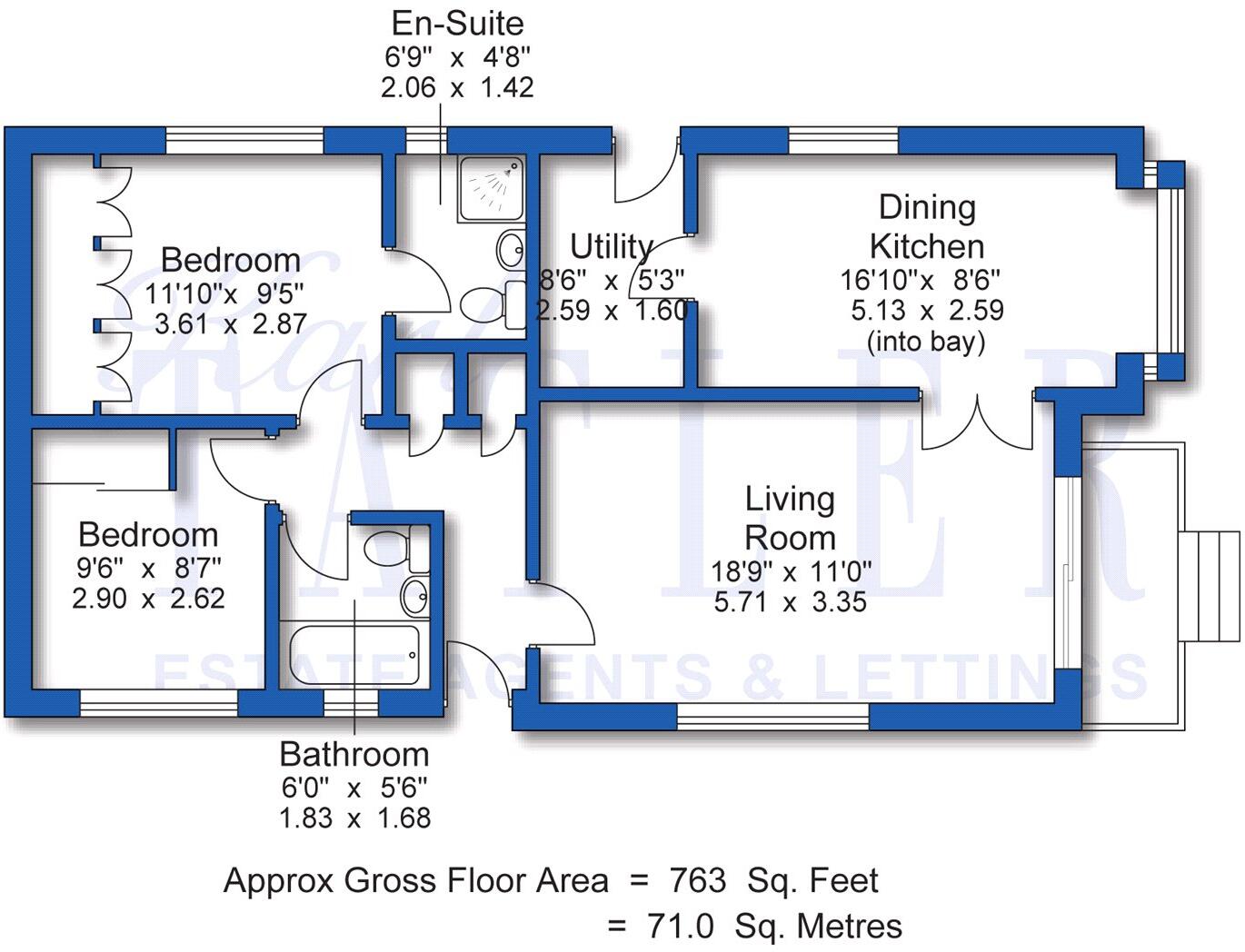 Links View, Meols floorplan