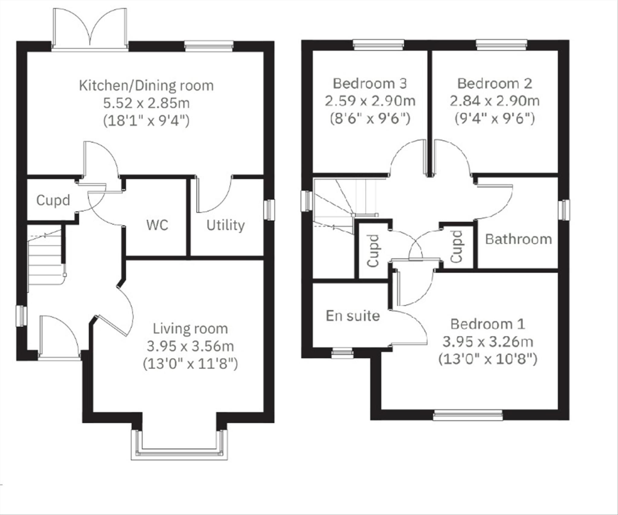 Plot 27, School Lane, Forton, Preston floorplan