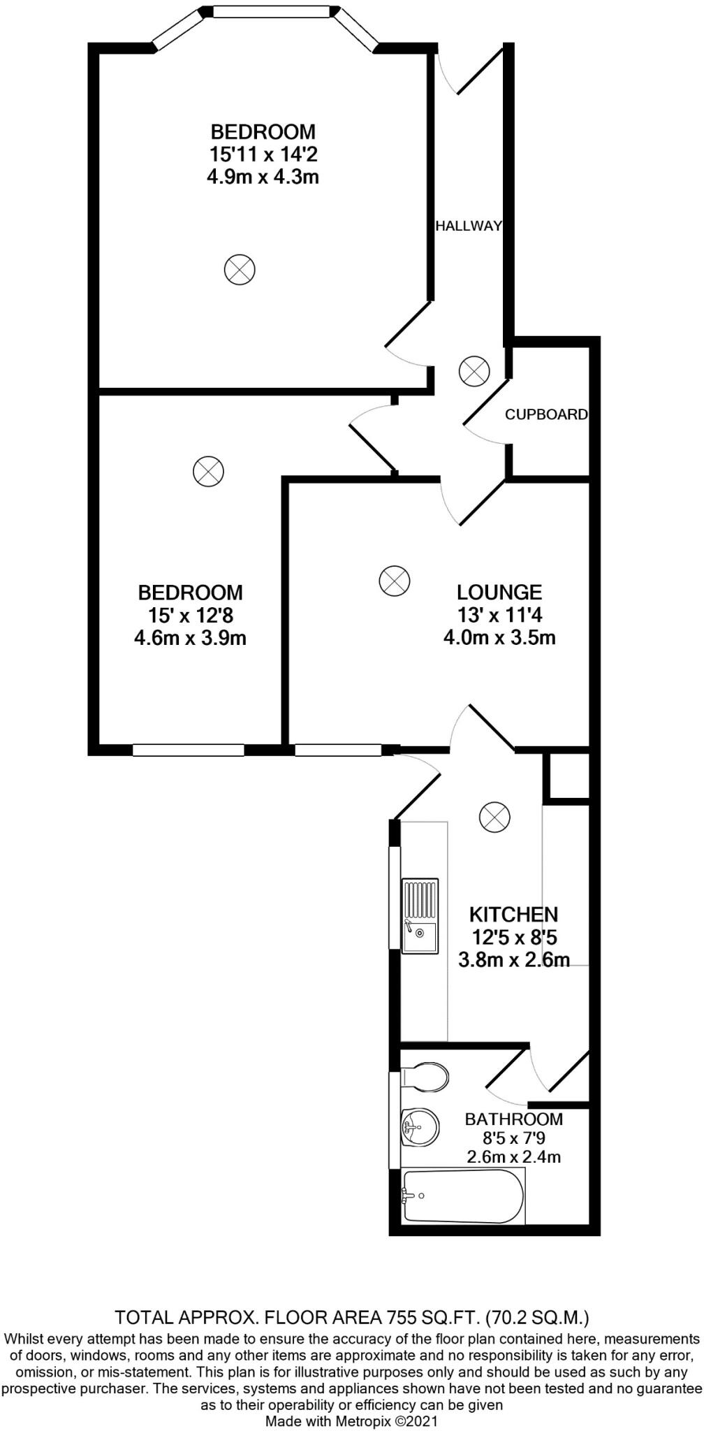 Kelvin Grove, Sandyford, Newcastle Upon Tyne, NE2 floorplan