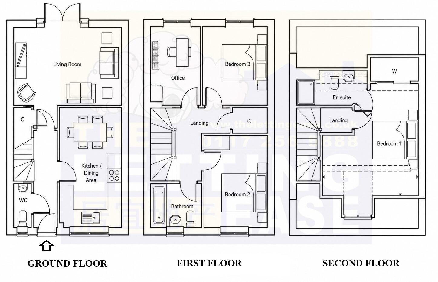 GIFFORDS WALK, UWE FRENCHAY CAMPUS floorplan