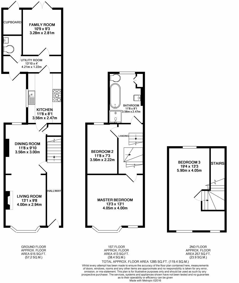 Beaufort Road, Farnham floorplan