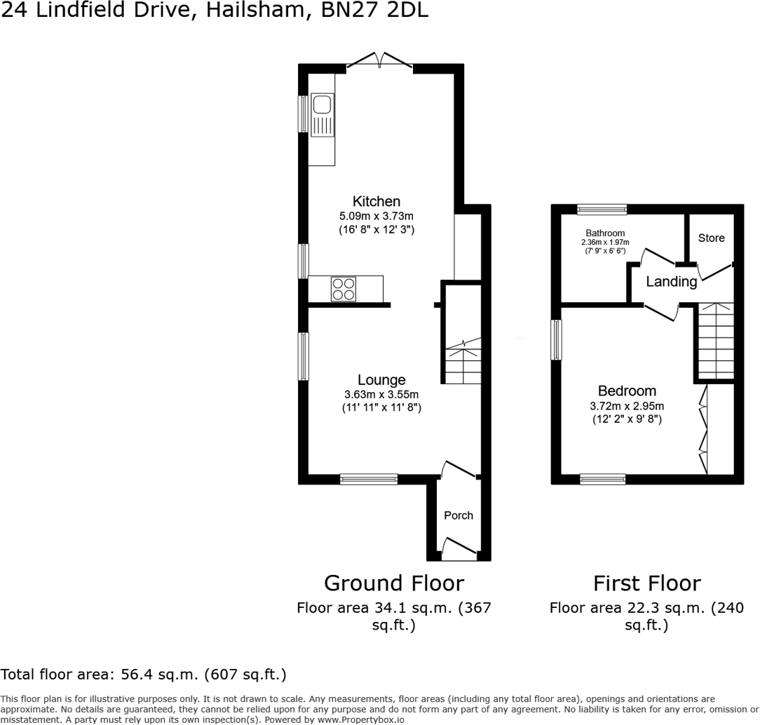 Lindfield Drive, Hailsham floorplan