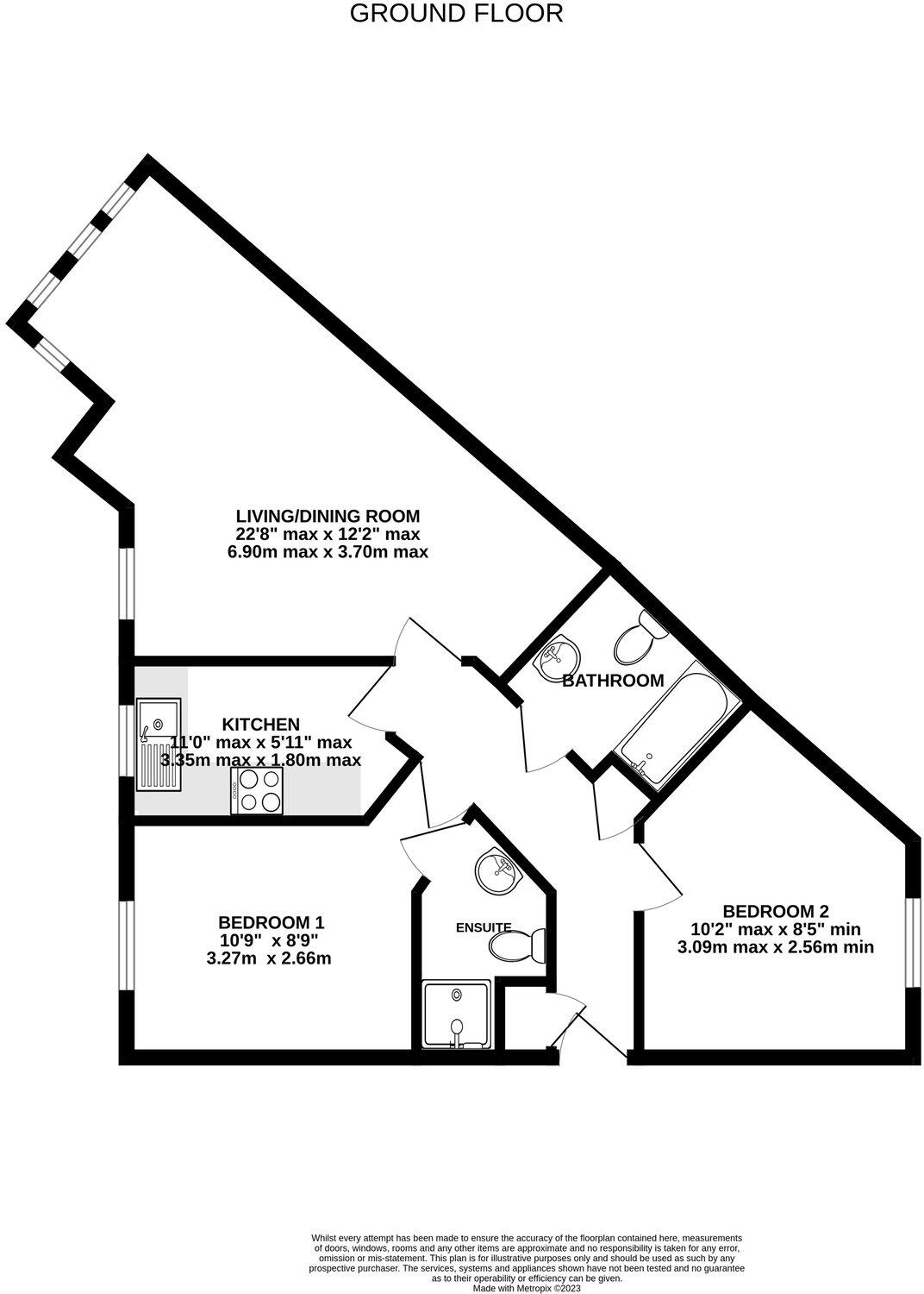 The Hawthorns, Flitwick, MK45 floorplan