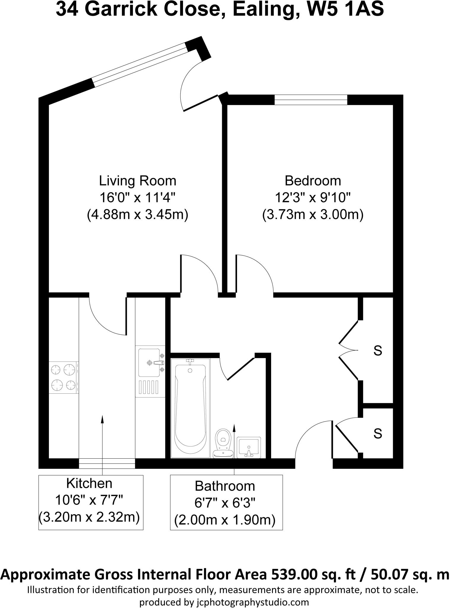 Garrick Close W5 floorplan