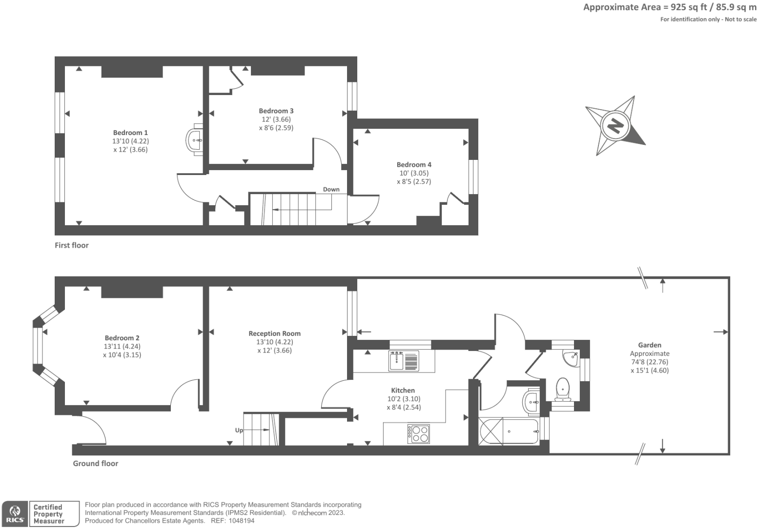 East Avenue, Oxford, OX4 floorplan