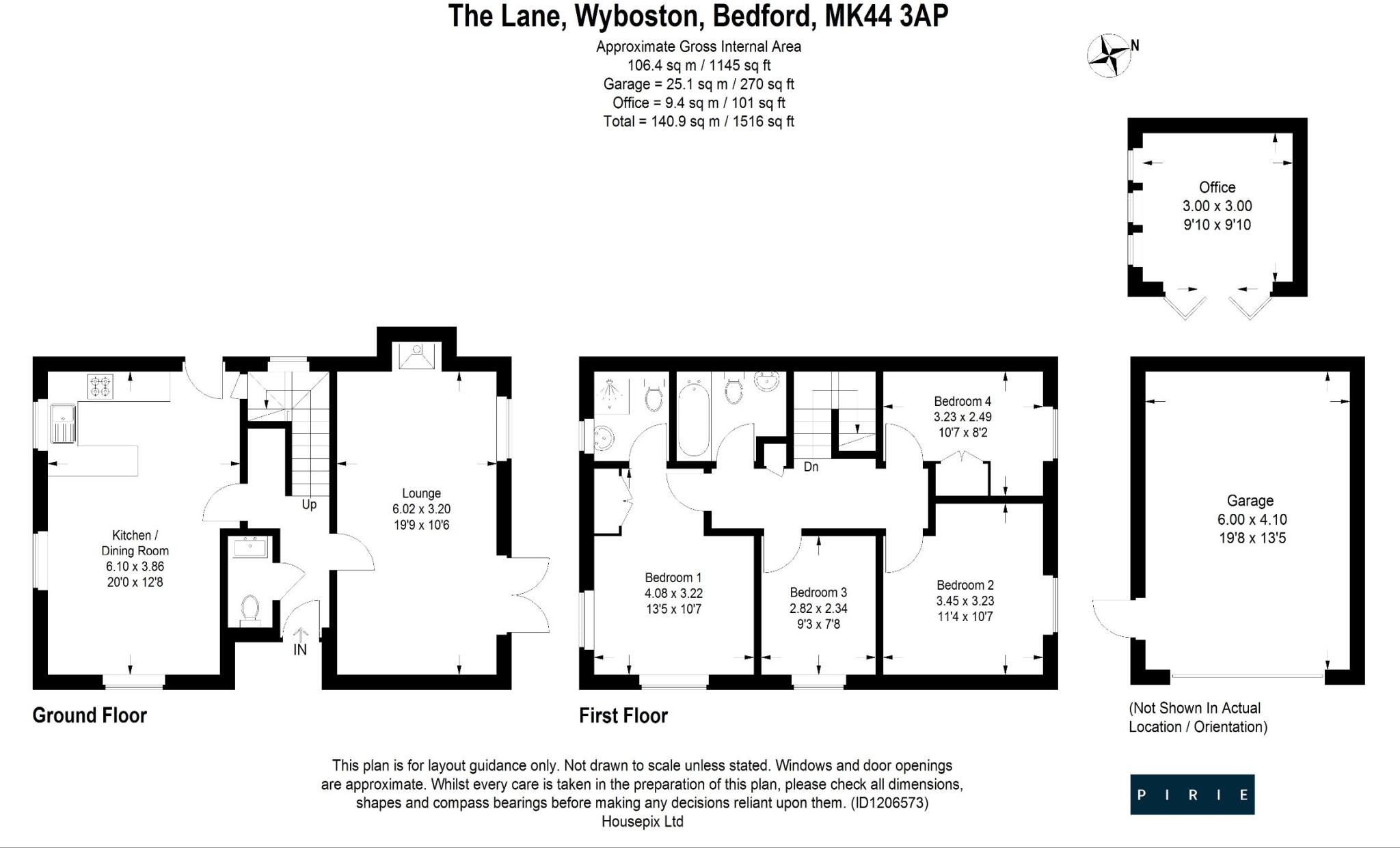 The Lane, Wyboston floorplan