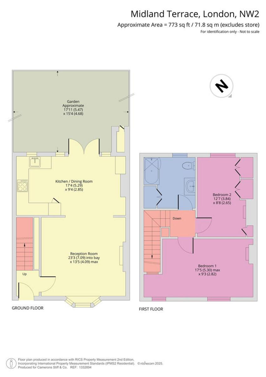 Midland Terrace, London, NW2 floorplan