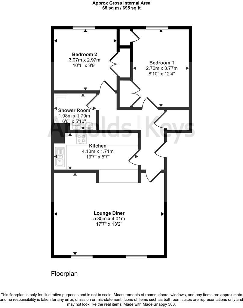 Runton House Close, West Runton, Cromer floorplan