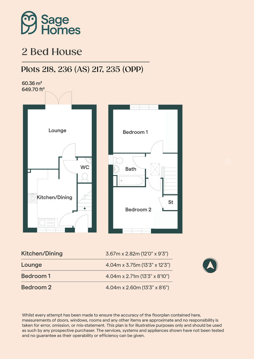 Aqua Lane, Buxton floorplan