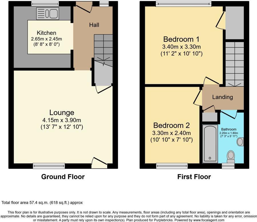 Strauss Crescent, Maltby, Rotherham, South Yorkshire, S66 floorplan