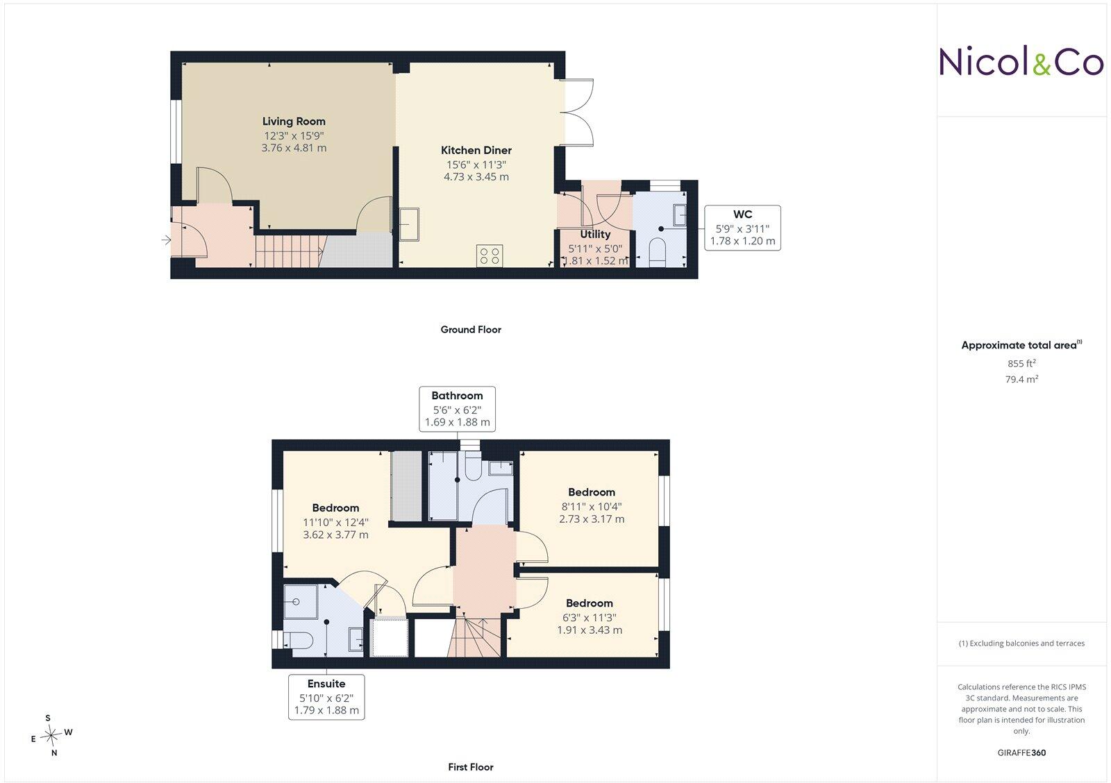 Vendeen Crescent, Worcester, Worcestershire, WR5 floorplan