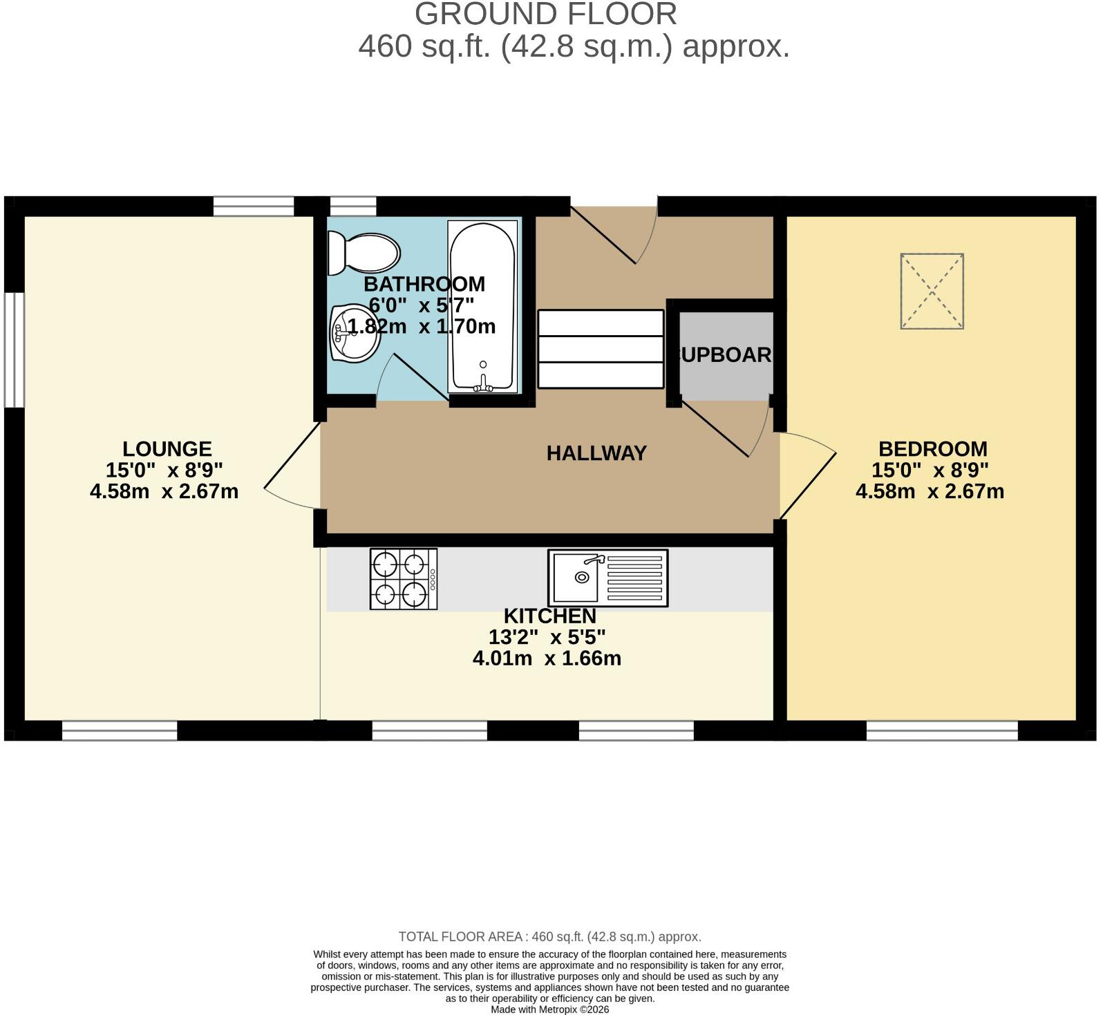 Trinity Lane, Cheltenham, Gloucestershire, GL52 2NT floorplan