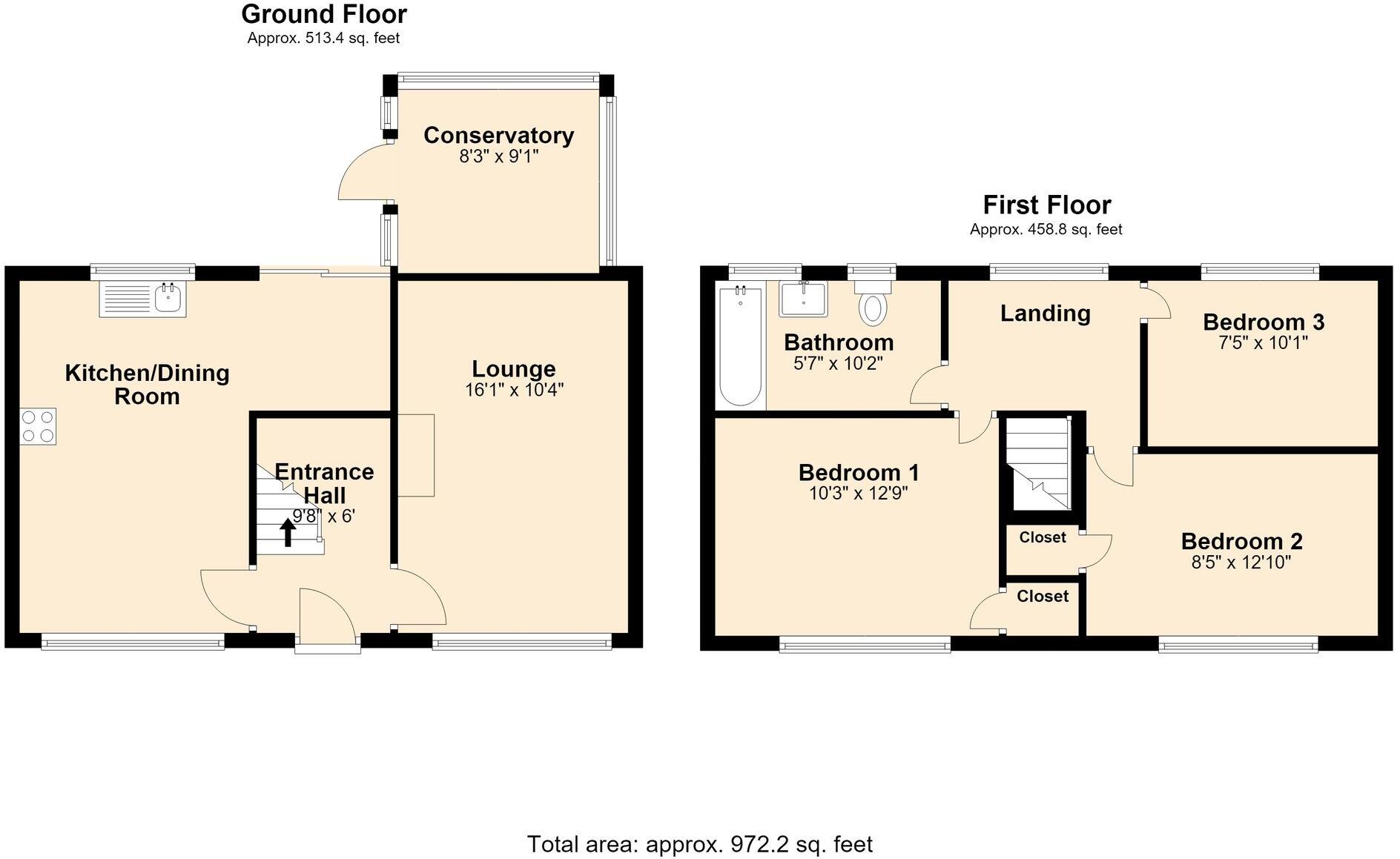 Ribchester Avenue, Burnley, BB10 floorplan