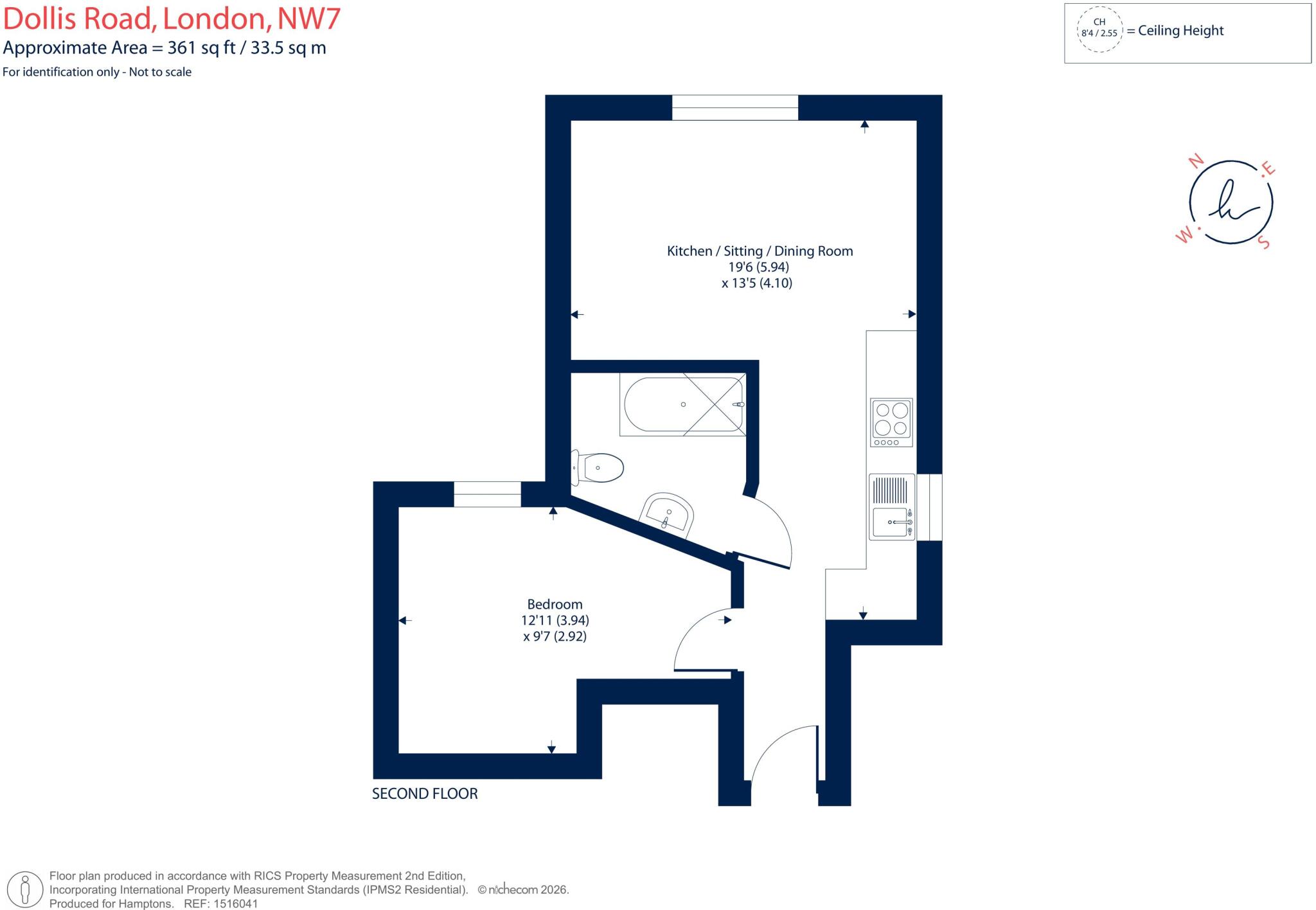 Dollis Road London NW7 floorplan