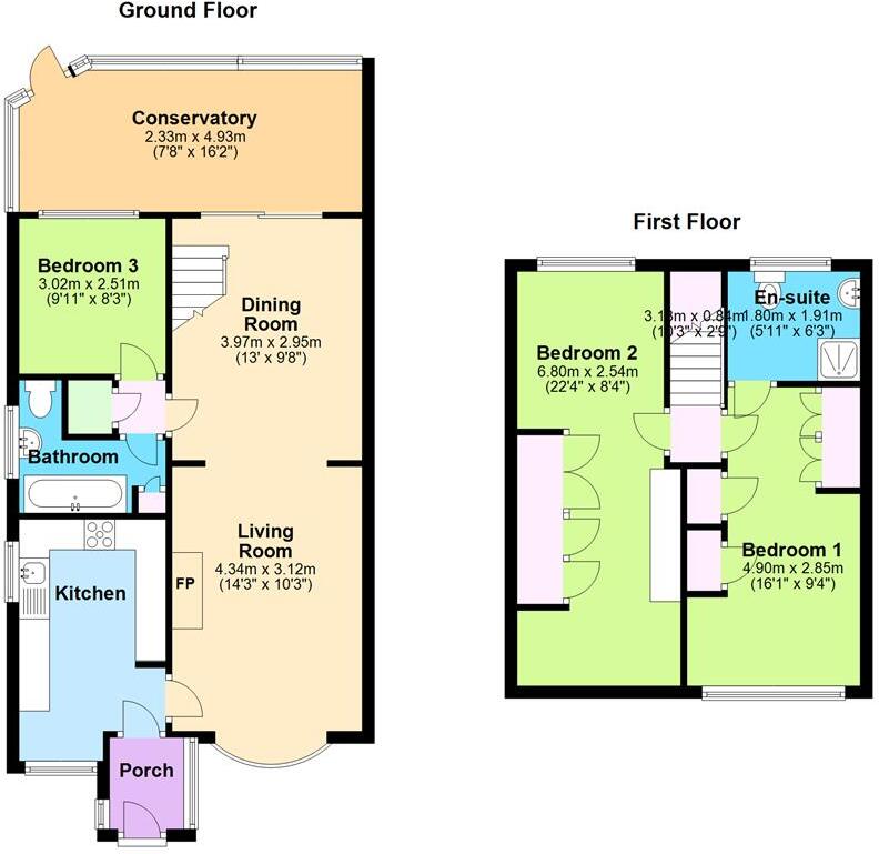 Gorsey Lane, Great Wyrley floorplan