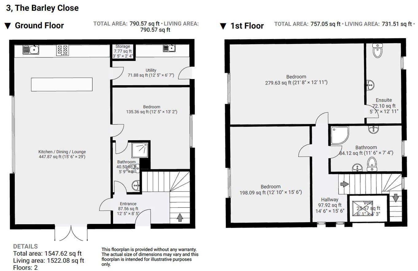 The Barley Close, Butts Road, Ashover. floorplan