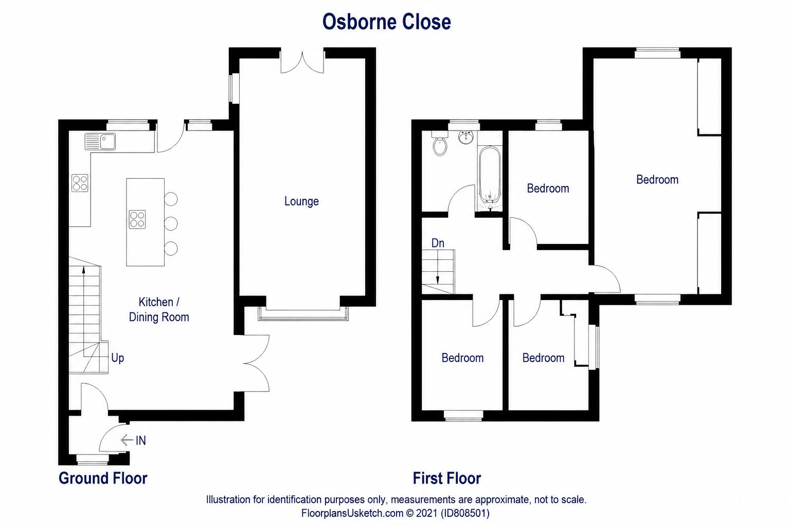 Osborne Close, Darlington floorplan
