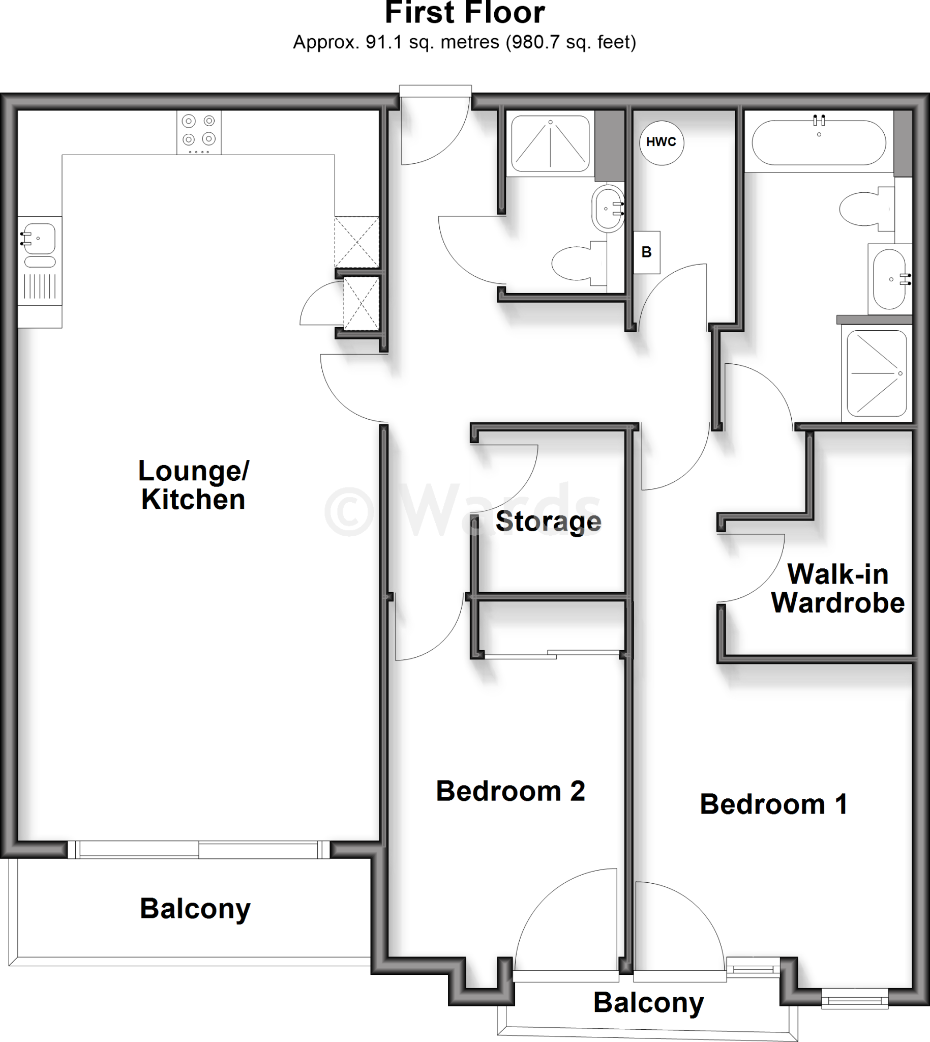 Prospect Road, Hythe, Kent floorplan