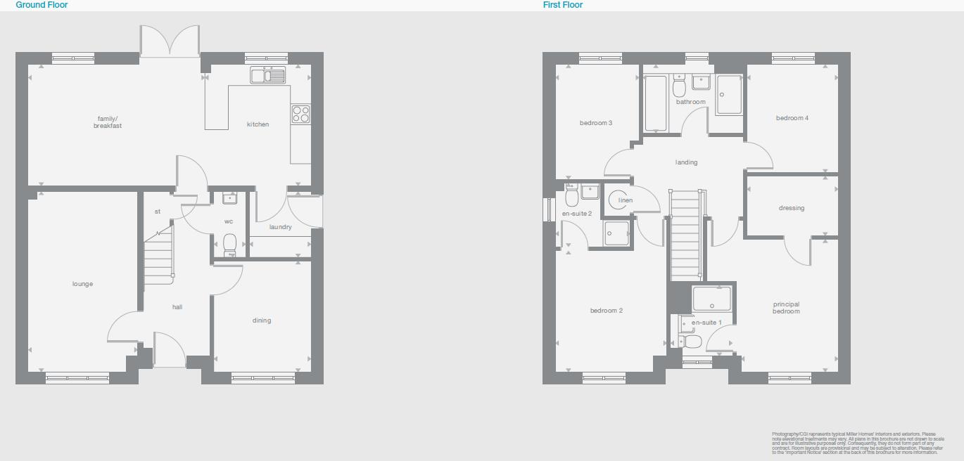 Plot 9 Springbrook Gardens, Blakedown floorplan