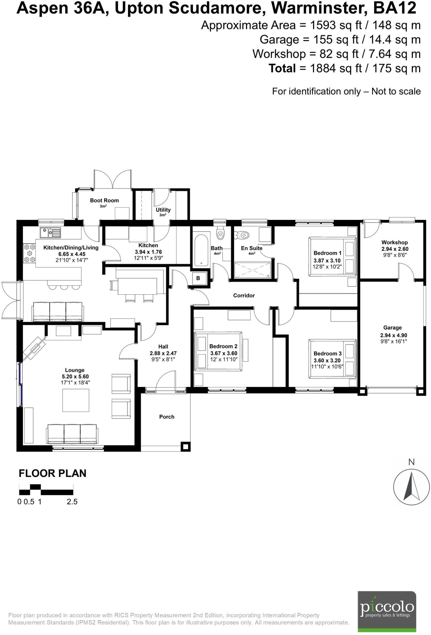 Aspen, Upton Scudamore, Wiltshire BA12 0AQ floorplan
