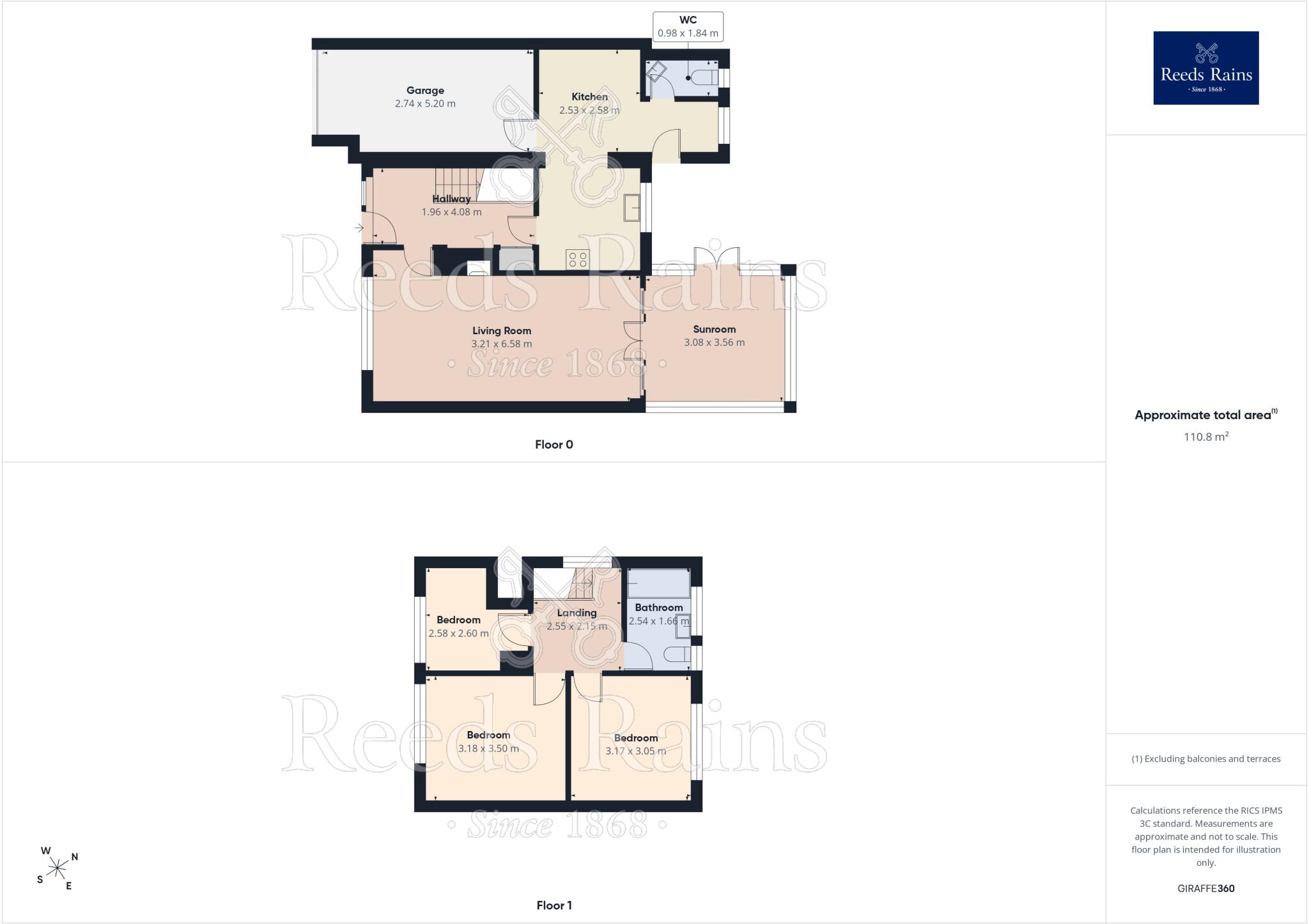 Rother Avenue, Brimington, Chesterfield, Derbyshire, S43 floorplan