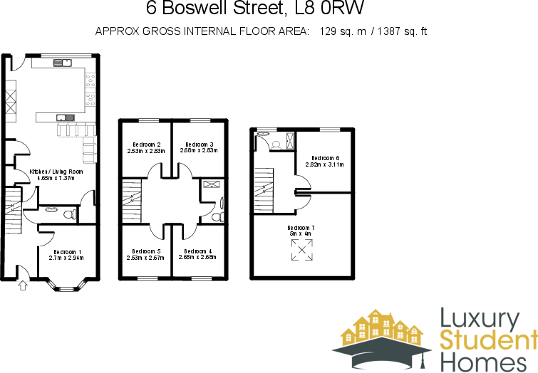 Boswell Street, Liverpool floorplan