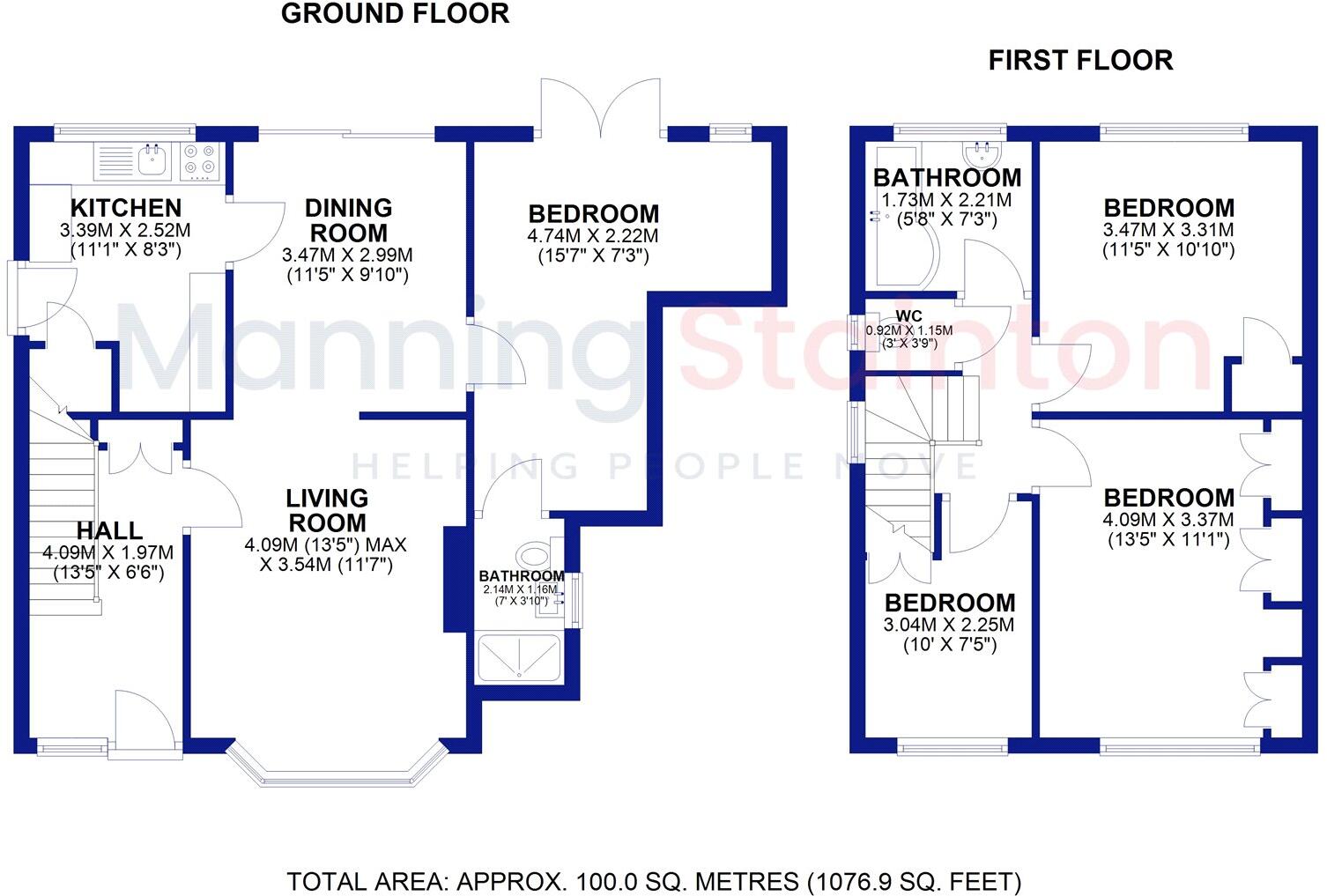 Linton Crescent, Leeds, West Yorkshire floorplan