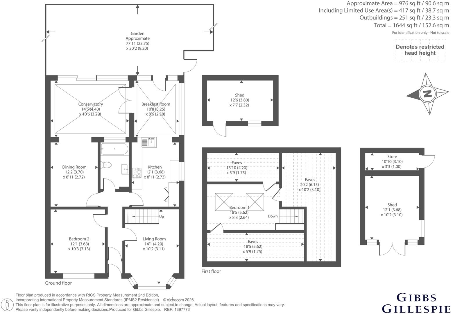 The Courtway, Watford, Hertfordshire floorplan