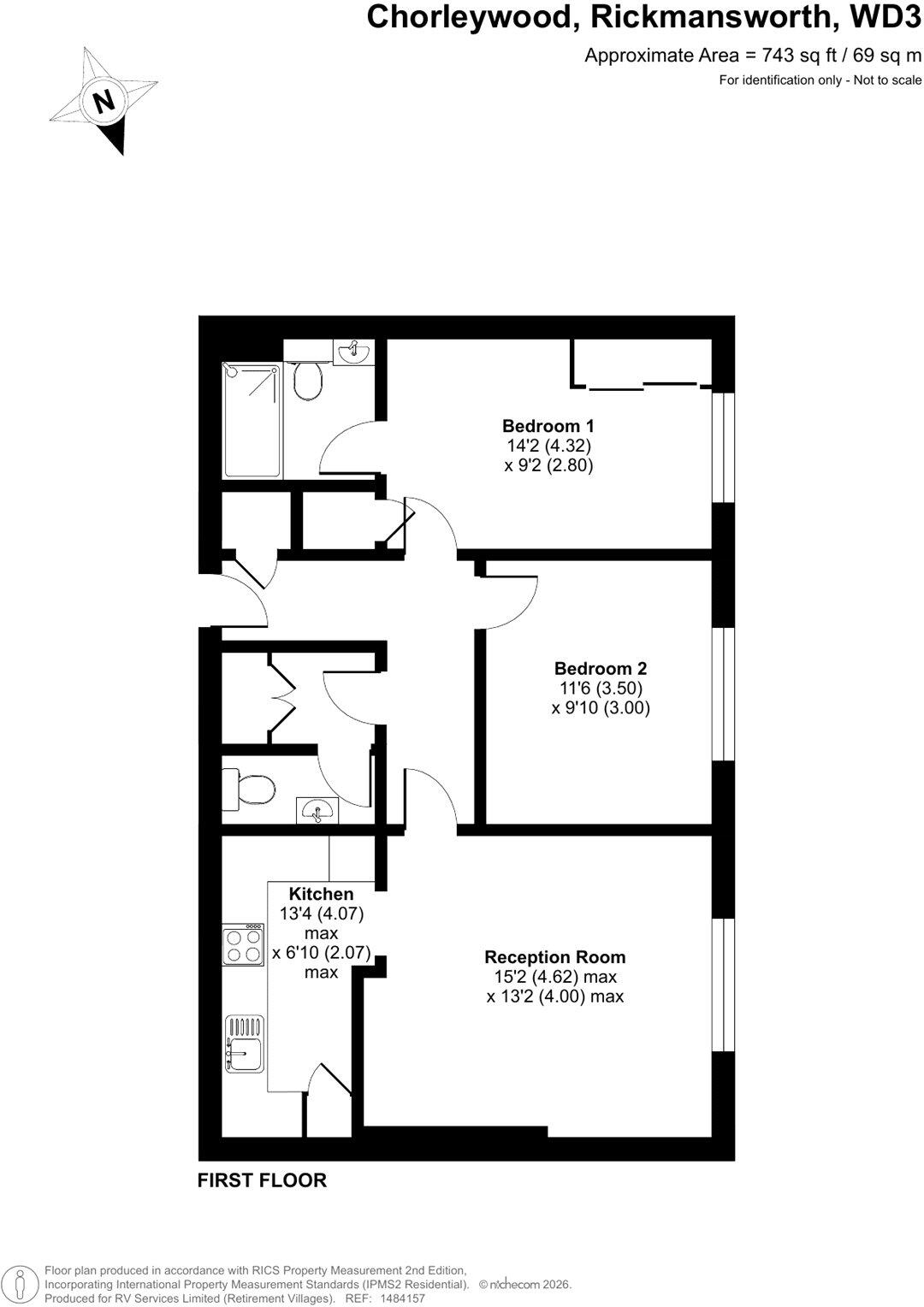 The Cedars, Chorleywood, Rickmansworth, Hertfordshire, WD3 floorplan