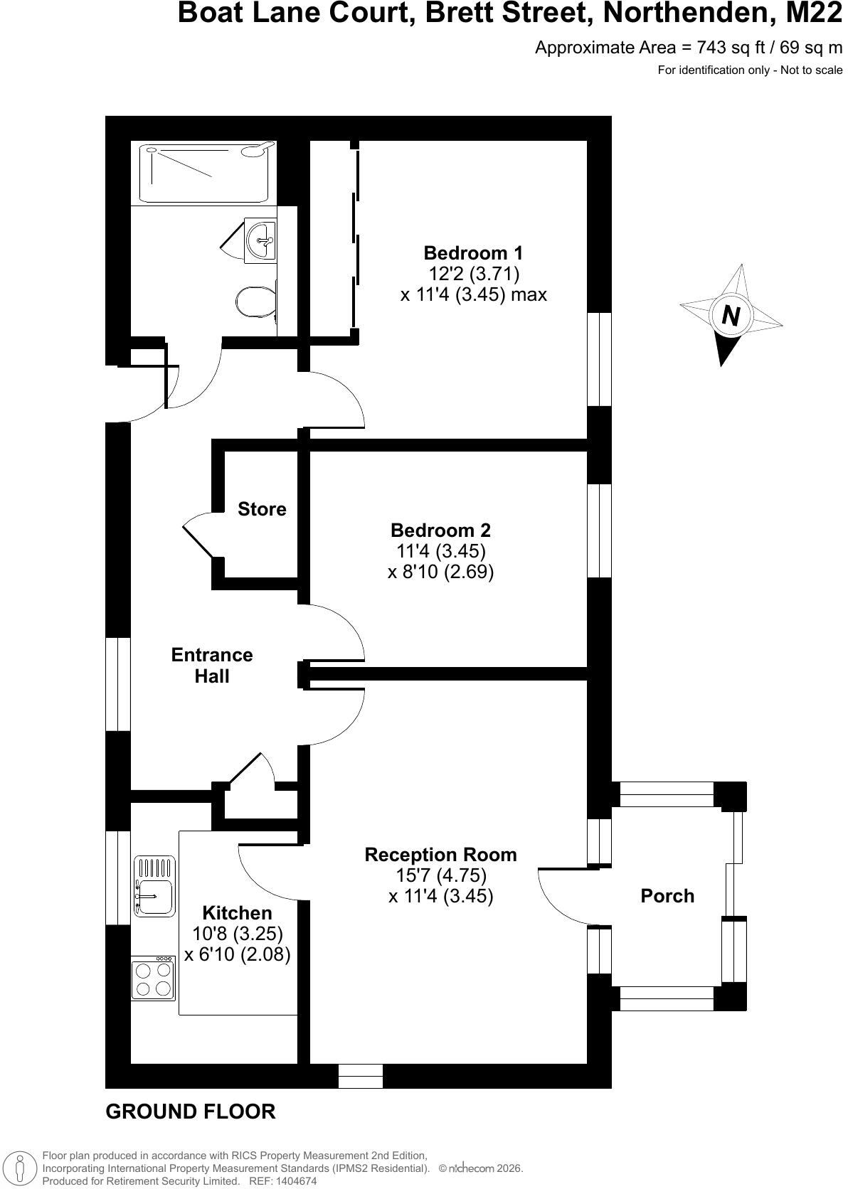 Brett Street, Manchester, M22 floorplan