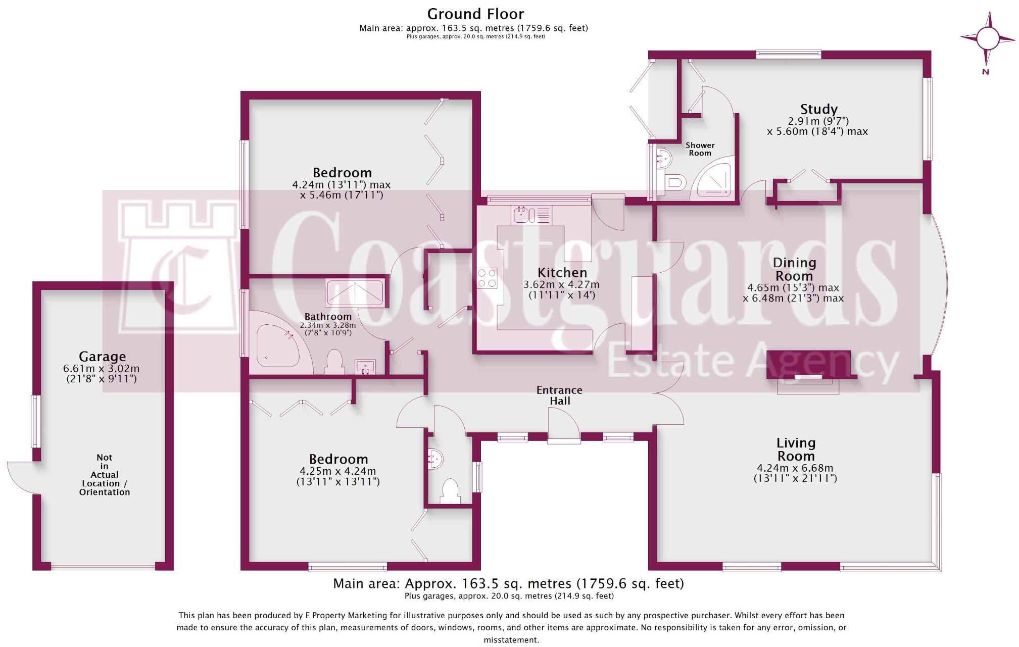 Priory Close, Aldwick Bay Estate, Aldwick, Bognor Regis, West Sussex, PO21 floorplan