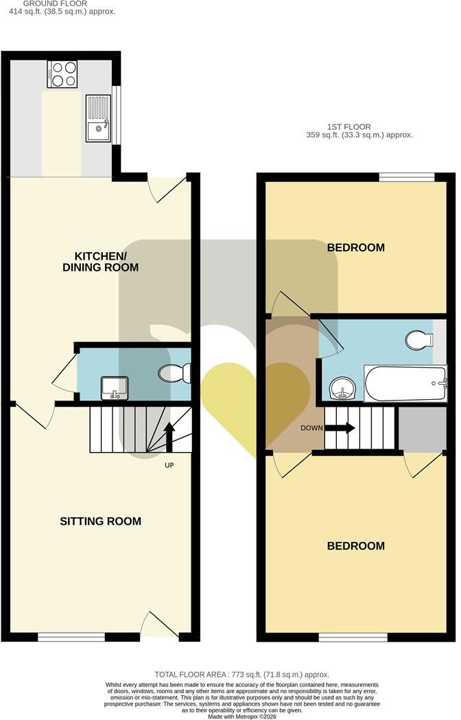 Scarrots Lane, Newport floorplan